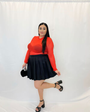 Rhinestone Ck Top 933077 – Red