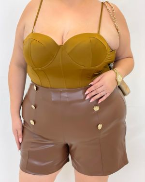 Faux Leather Short 933073