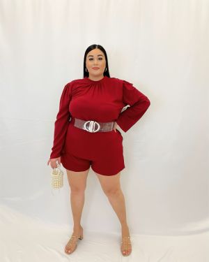 Bell Sleeve Romper 933051