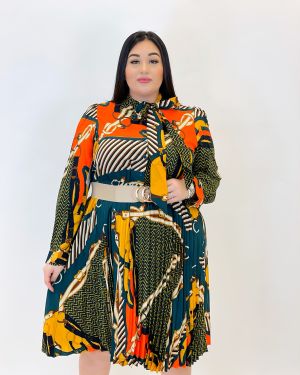 Pleated Buchon Dress 933103