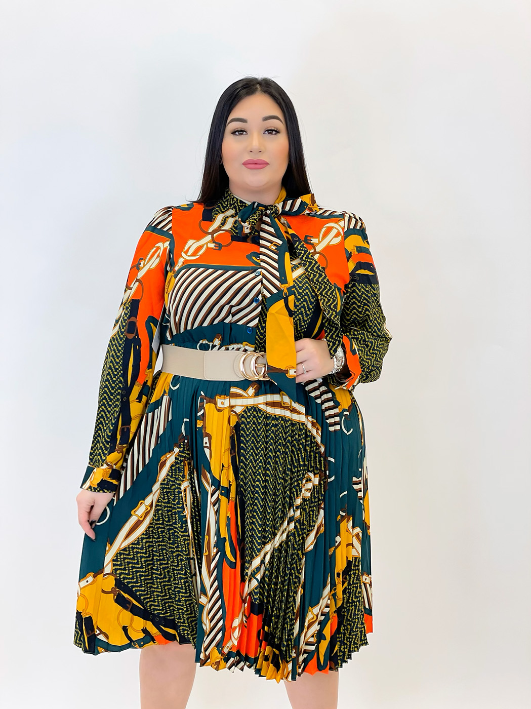 Pleated Buchon Dress 933103