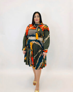 Pleated Buchon Dress 933103