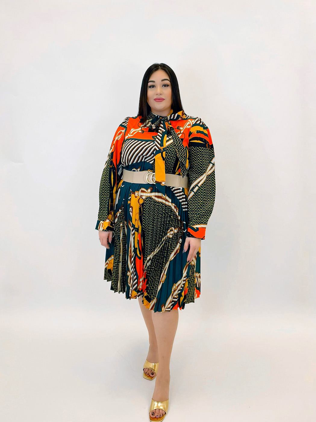 Pleated Buchon Dress 933103