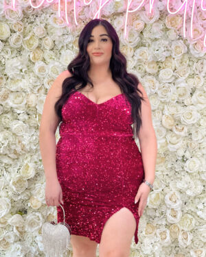Velvet Sequin Tank Dress 933173
