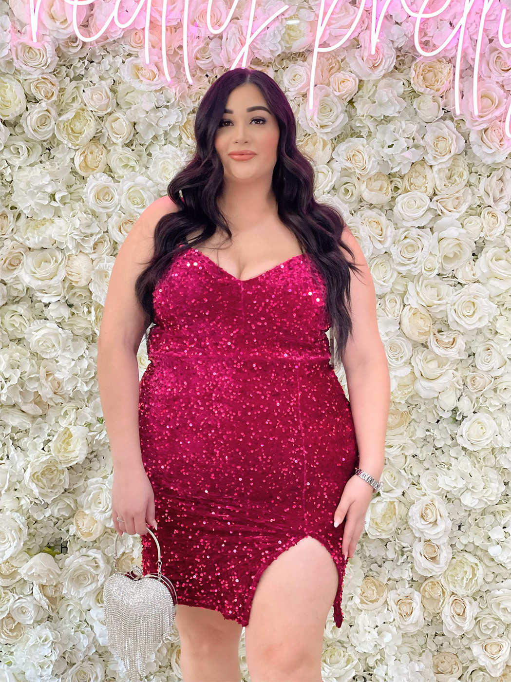 Velvet Sequin Tank Dress 933173