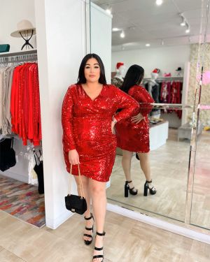 Soda Dress Plus 933234 – Red