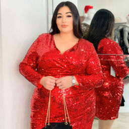 Soda Dress Plus 933234 – Red