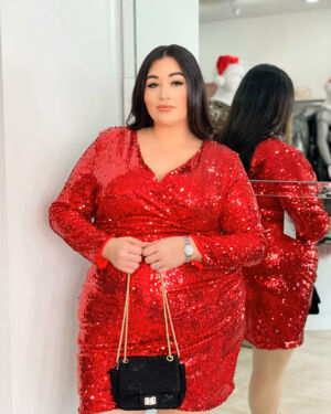 Soda Dress Plus 933234 – Red
