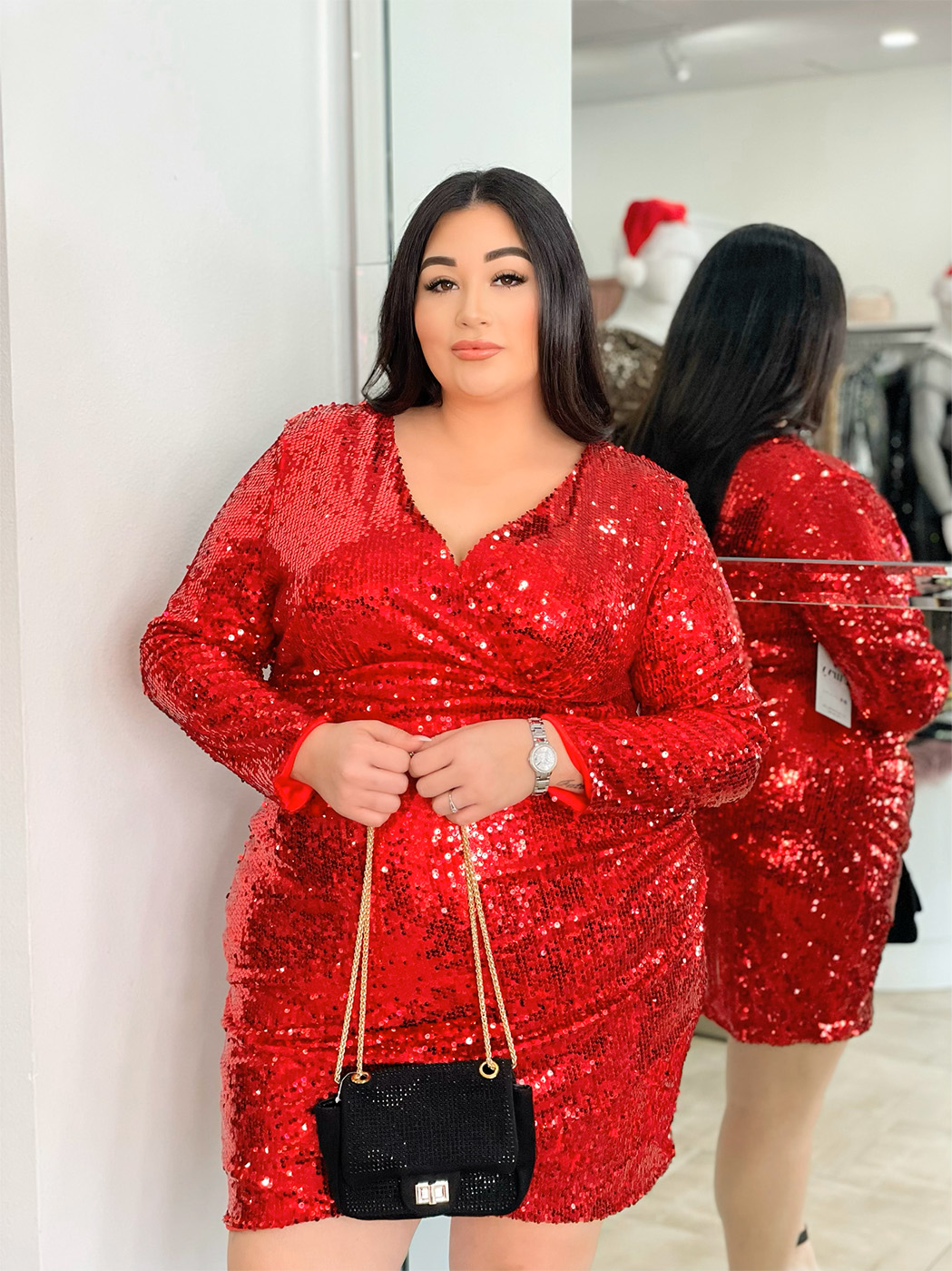 Soda Dress Plus 933234 – Red