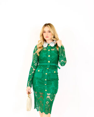 Lace Midi Dress 2118