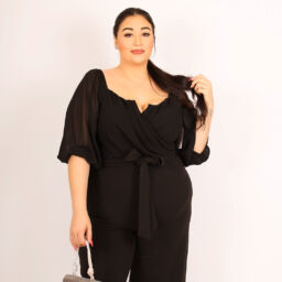 Cher Black Jumpsuit