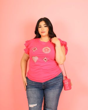Maddie Pink Top 933406