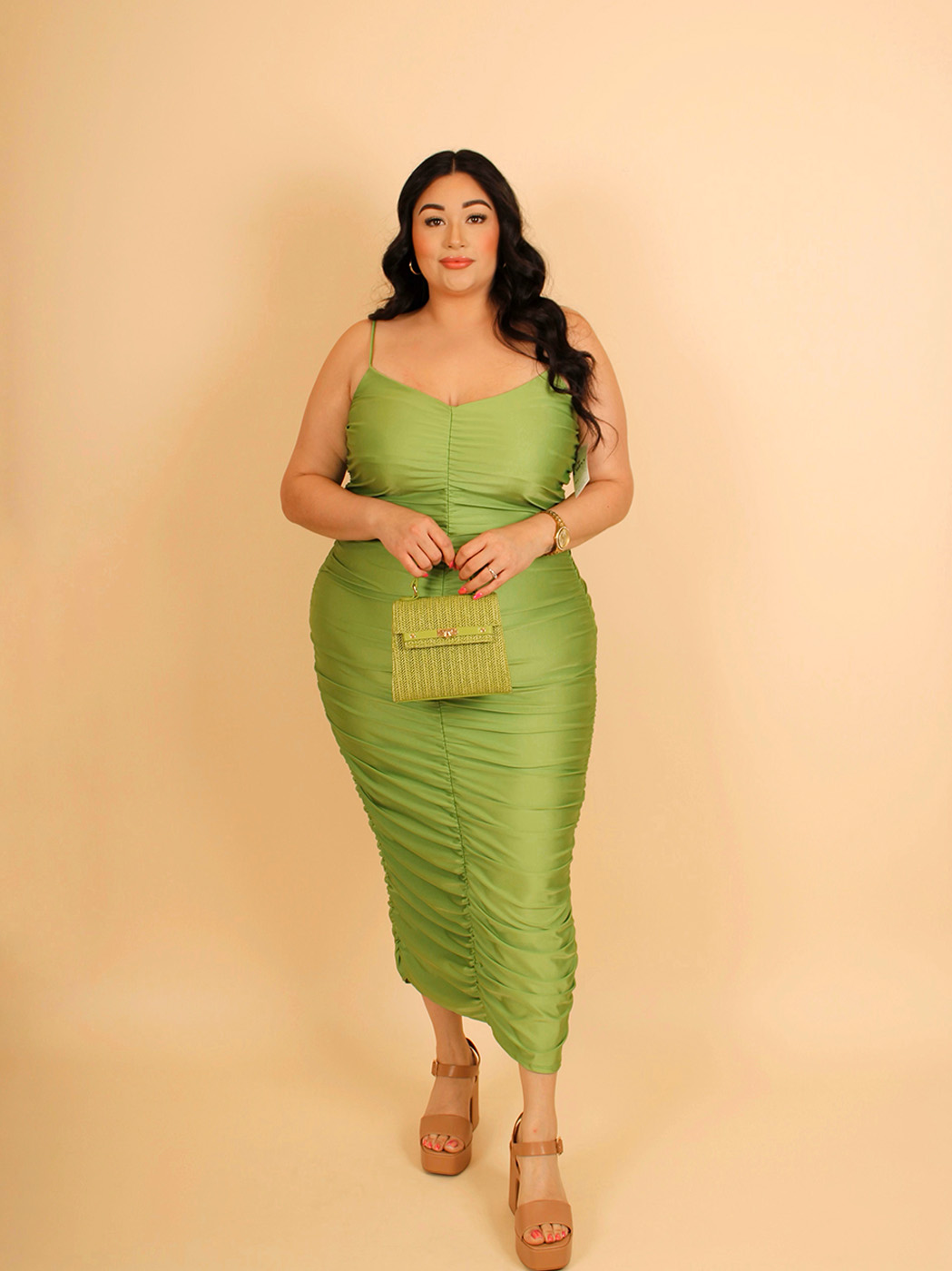 Cami Strap Dress 933426 – Green
