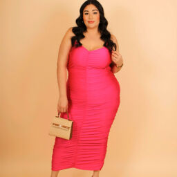 Cami Strap Dress 933426 – Pink