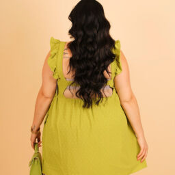 Ruffle Mini Dress 933429 – Green