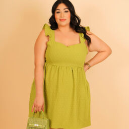 Ruffle Mini Dress 933429 – Green