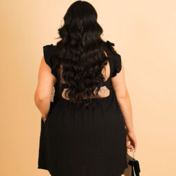 Ruffle Mini Dress 933429 – Black