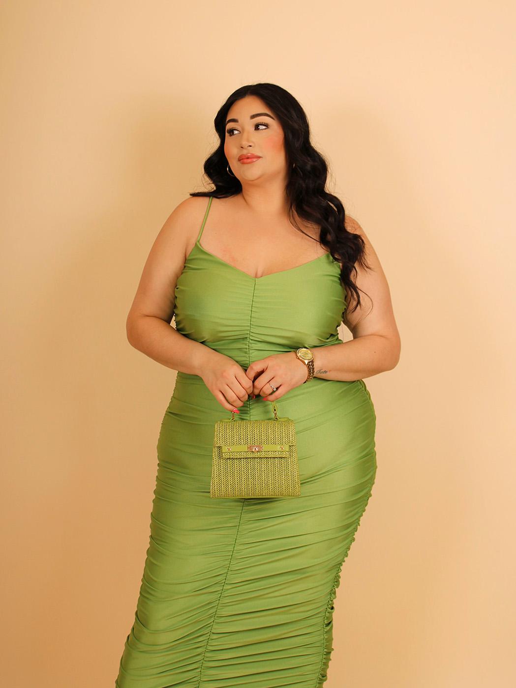 Cami Strap Dress 933426 – Green