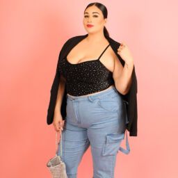 Mesh BLK Bustier 933907