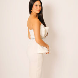 Belted Ruffle Dress 933964