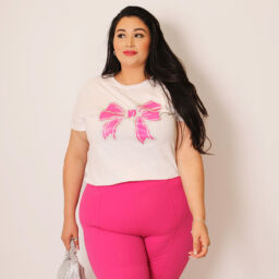 Bow TShirt 001 – White