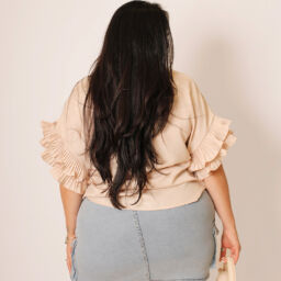 Ruffle Trim Top 933965