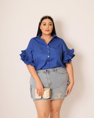 Ruffle Trim Top 933965