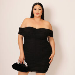 Pearl Mini Dress 933986 – Black