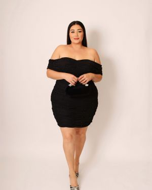 Pearl Mini Dress 933986 – Black