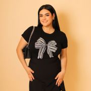 Bow T-shirt 001 – Black
