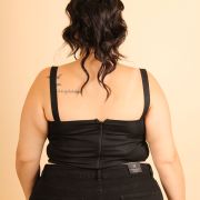 Lace-Up Top 934215 – Black