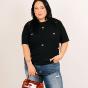 Rhinestone Shirt 934225 – Black