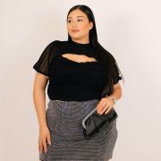 Curve Mesh Top 934282 – Black