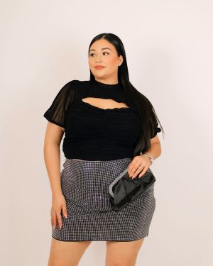 Curve Mesh Top 934282 – Black