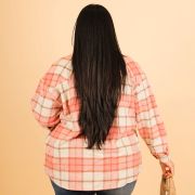 Casual Pink Jacket 934347