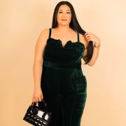 Velvet Emerald Jumpsuit 934340