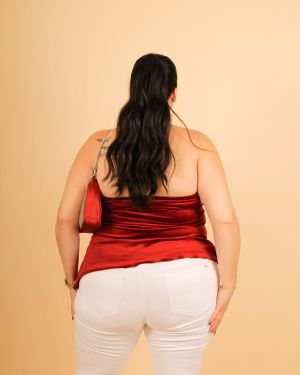 Velvet Tube Top 934389 – Burgundy