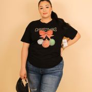 Ornament Christmas Tee 934376 – Black
