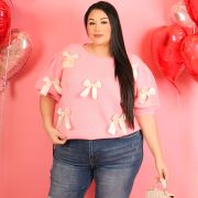 Satin Bow Sweater 934459