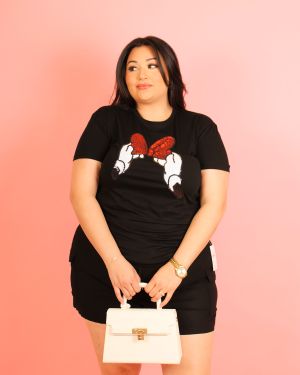 Minnie Bow T-Shirt 934615 – Black